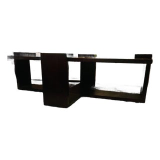 Stunning Handmade Coffee Table Attributed to Saccaro For Sale