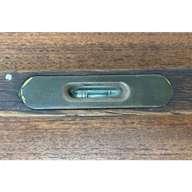 Mid-Century Modern German Teak Waterlevel, 1950s For Sale - Image 4 of 18