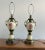 Pair of Vintage Hand-Painted Porcelain Lamps, Circa 1942 For Sale - Image 4 of 8