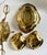 French Revival Brass Epergne Centerpiece With Three Scalloped Removable Bowls For Sale - Image 12 of 16