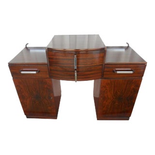 1930s Art Deco Commode With Drawers For Sale