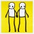 Street Art Stik, Full Set of Holding Hands Prints, 2020 For Sale - Image 3 of 6