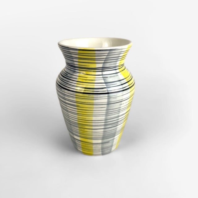 Vase with Geometric Decor by Alessio Tasca, 1950s For Sale - Image 3 of 6