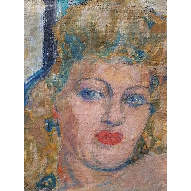 Lantoine Fernand - Reclining Nude Woman - Oil Painting - 1900's For Sale - Image 12 of 12