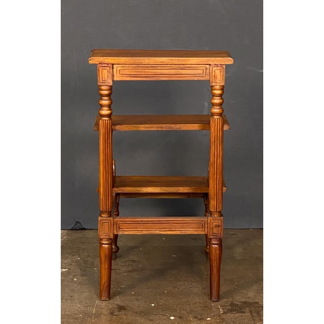 Early 20th Century Library Stair Steps of Mahogany in the Regency Style From England For Sale - Image 5 of 10