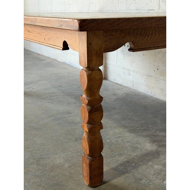 Brown Oak Tiles Coffee Table Danish Mid-Century Modern 1960s For Sale - Image 8 of 11