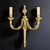Antique French Louis XVI Gilt Bronze Two-Light Wall Sconce, 1890s For Sale - Image 11 of 11