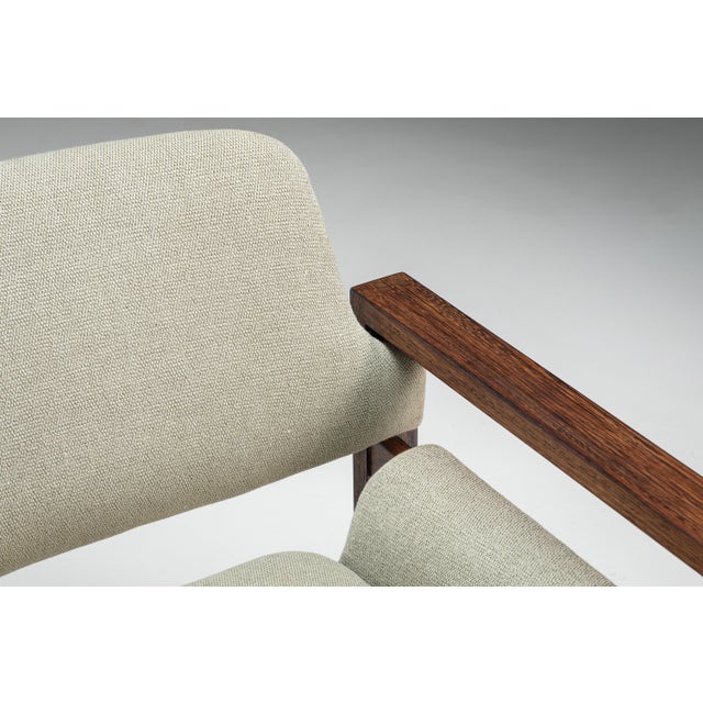 Mid-Century Wengé Lounge Chair, 1970s For Sale - Image 10 of 17