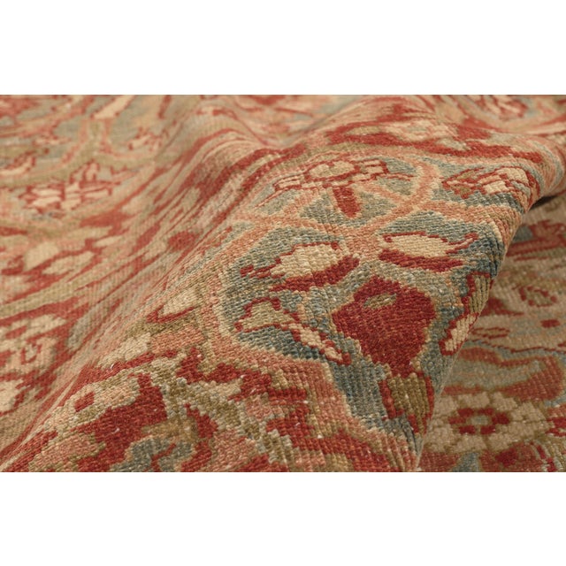 Antique Persian Heriz Rug, 07'07 X 10'10 For Sale In Dallas - Image 6 of 10