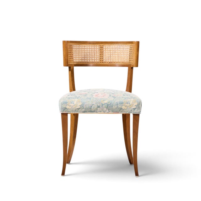Mid 20th Century Michael Taylor for Baker Klismos Mid Century Cane Dining Chairs - Set of 4 For Sale - Image 5 of 10