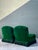 Vintage Emerald Velvet Lounge Chairs - A Pair For Sale - Image 10 of 12