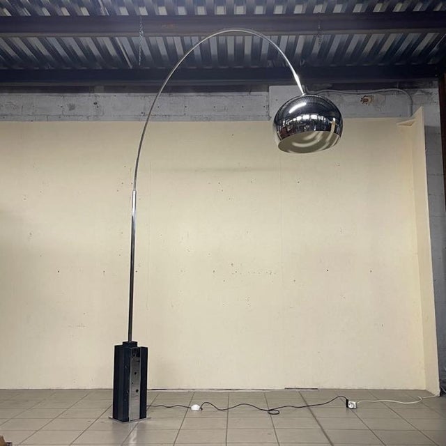 Arc Floor Lamp by Goffredo Reggiani, 1970s For Sale - Image 14 of 18