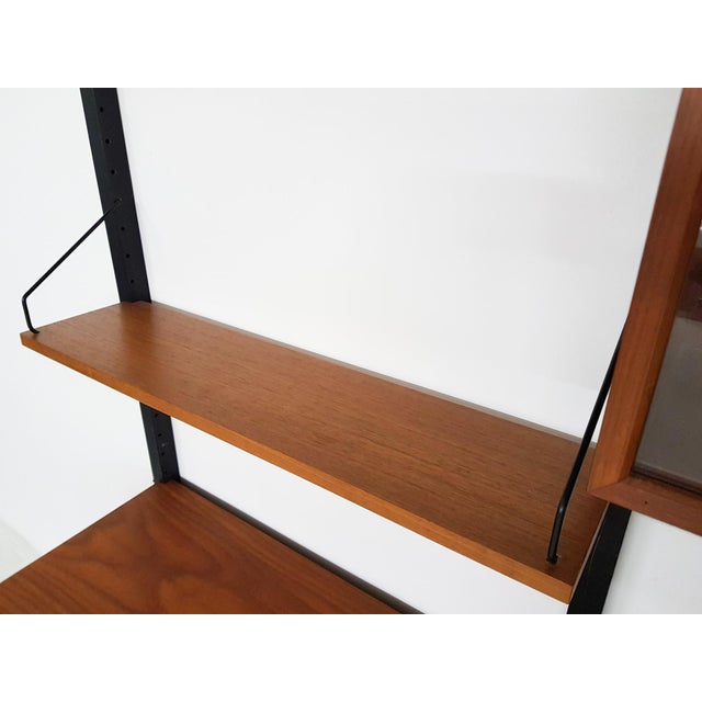 Large Danish Teak Wall Units by Poul Cadovius for Royal System, 1950s For Sale - Image 14 of 18