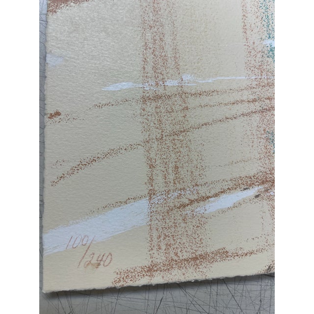 1990s BC Nowlin "This Way" Southwestern Signed Original Art Serigraph For Sale - Image 5 of 7