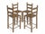 2010s Set of 4 Country French Counter Stools With Custom Antique Driftwood Finish For Sale - Image 5 of 6