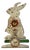 Never Before Seen Carnival Fairground Mechanical Bunny/Rabbit Vintage Metal Shooting Target For Sale