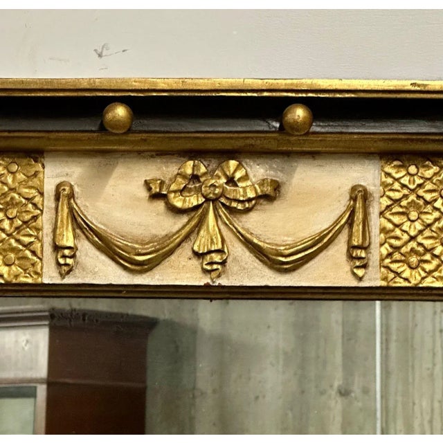 Hollywood Regency Giltwood Mirror, Wall / Console Mirror, Made in Italy For Sale In New York - Image 6 of 12