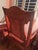 Brown Pair of Antique Mahogany Victorian Parlor Throne Armchairs on Castors, Circa 1880's For Sale - Image 8 of 10