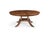 72"-100" Round-to-oval mahogany dining room table. This pedestal table has a 28" self-storing butterfly leaf, and it...