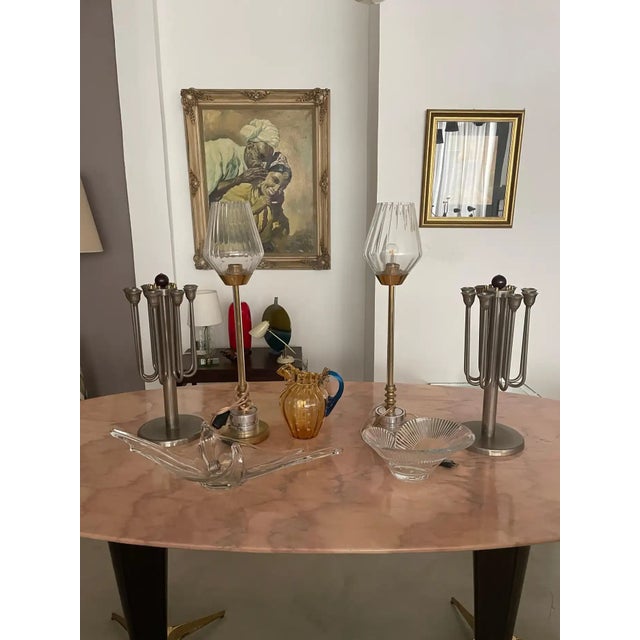 French Art Deco Candleholders, 1930s - a Pair For Sale - Image 11 of 12