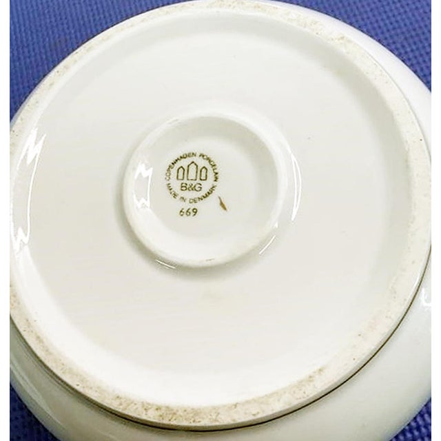 Gold 1970s B&g Copenhagen Cachepot Bowl For Sale - Image 8 of 8