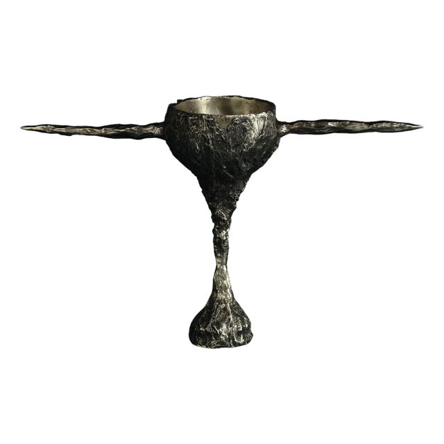 Omnia Vanitas Vanité 17 Candelabra in Patinated Cast Bronze by William Guillon For Sale