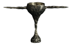 Omnia Vanitas Vanité 17 Candelabra in Patinated Cast Bronze by William Guillon