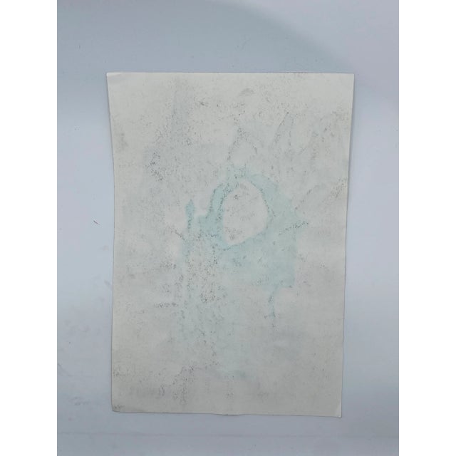 Market found, this abstract/figurative drawing on paper is part of a collection of art purchased as one lot. Signed...
