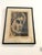 Tan Framed Portrait of a Woman, Signed Artist's Proof Relief Print For Sale - Image 8 of 11