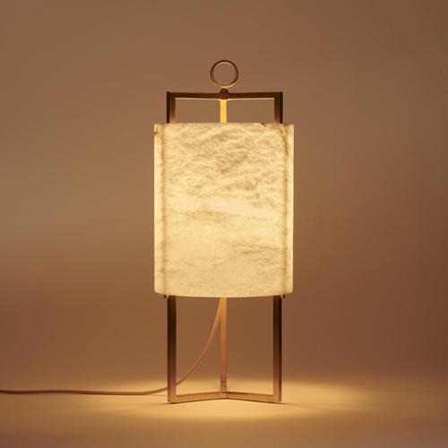 Bronze and Alabaster Lantern Table Lamp by Matlight Milano For Sale - Image 6 of 8