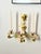 Vintage Floral Three-Candle Toleware Sconce For Sale - Image 9 of 9