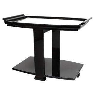 Side Table with Removable Mirror Top Plate, 1930s For Sale