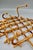 Vintage French Mid-Century Burnt Bamboo & Rattan 6-Hook Coat & Hat Rack, Wall Mount For Sale - Image 9 of 9