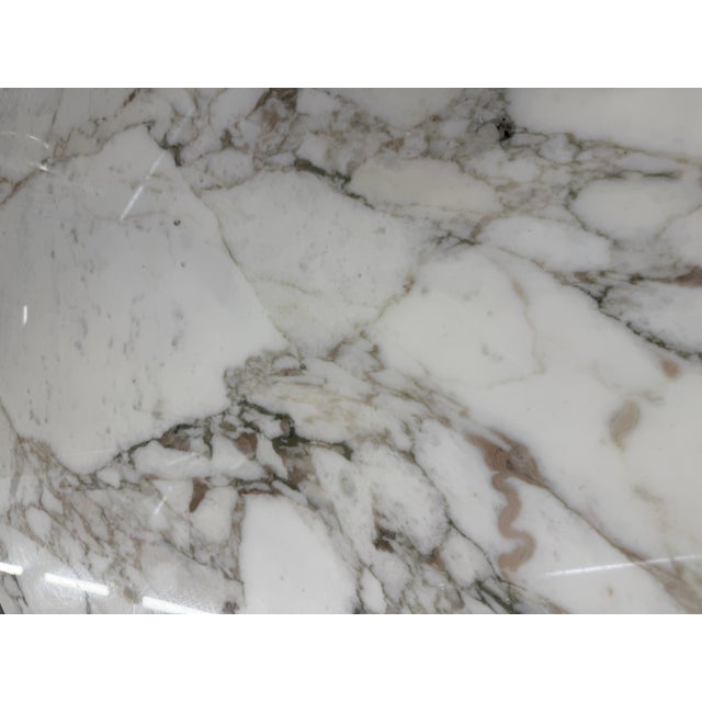 Eero Saarinen for Knoll Marble Pedestal Tulip Dining Table For Sale - Image 9 of 12