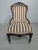 1950s Vintage Chair in Carved Wood on Wheels, 1955 For Sale - Image 5 of 16