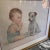 Wood Vintage Framed Charlotte Becker Print “Play Mates” Baby & Wire Fox Terrier For Sale - Image 7 of 9
