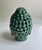 Vintage Pierced Glossy Green Glazed Ceramic Buddha Head For Sale - Image 10 of 16