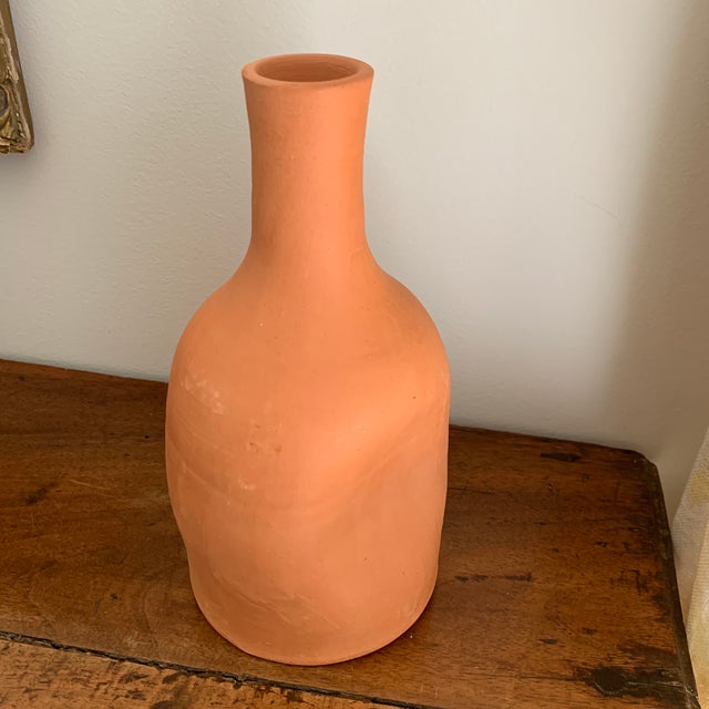 Modern Terracotta Form Vase For Sale - Image 4 of 8