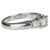 14k ring with 3 round brilliant diamonds weighing 1.05 carats, 5.35g size 7