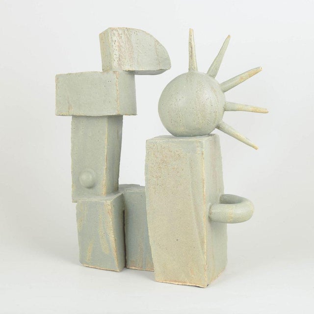 Contemporary Christina Muff, Cubist Sculpture, 2025, Stoneware For Sale - Image 3 of 5