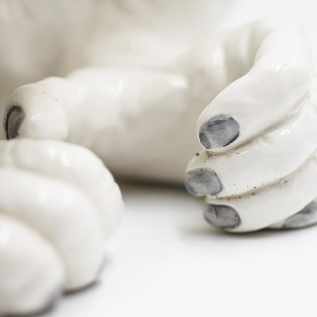 Vintage Monkey Chimpanzee in Ceramic, 1960s For Sale - Image 11 of 12