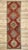 Brick Red Vintage Turkish Oushak Rug, 03'07 X 11'08 For Sale - Image 8 of 9