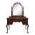 Vintage Berkey & Gay Traditional Chippendale Style Mahogany Vanity & Mirror For Sale