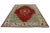 1960s 1960s Green & Red Wool Oushak Rug For Sale - Image 5 of 6