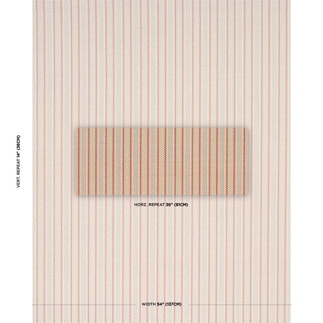 Intricate coral motifs, delicate dots, and dainty scalloped stripes meet in Matilda, a classic fabric design inspired by a...