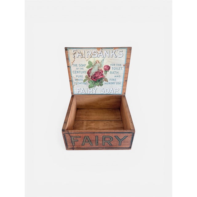 Antique Fairbanks Fairy Soap Crate For Sale - Image 9 of 9