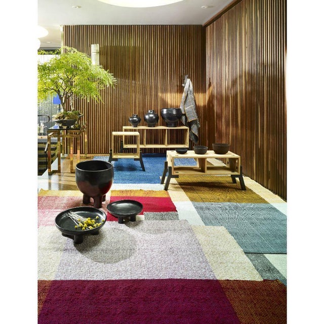 Black Blue Plaid in Manta by Sebastian Herkner For Sale - Image 8 of 18