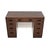 Art Deco Figured Walnut Pedestal Desk with Leather Top, 1930 For Sale - Image 3 of 11
