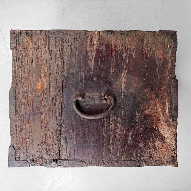 Antique Japanese Portable Chest, 1800 For Sale - Image 6 of 16