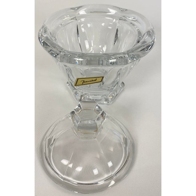 Baccarat Late 20th Century Louis XVI Baccarat Crystal Lidded Candy Dish or Mustard Bowl For Sale - Image 4 of 5
